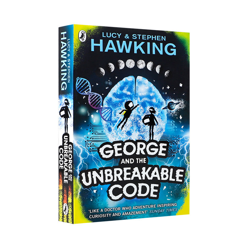 英文原版乔治的秘密钥匙#4:乔治的宇宙不可破解的密码George and the Unbreakable Code史蒂芬·霍金儿童科学启蒙桥梁章节书