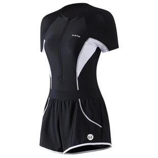 361度游泳衣女款泡温泉2025新款成人游泳馆专用连体微胖女孩遮肉