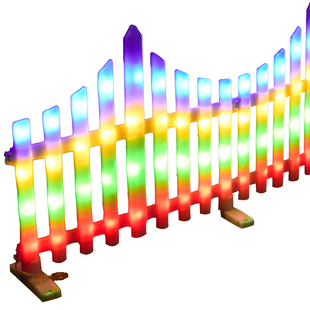 围栏灯太阳能庭院造景花园小院布置发光装饰灯栅栏户外篱笆氛围灯
