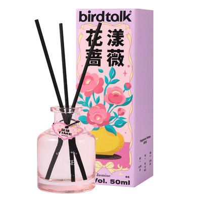 birdtalk布尔桃玩味time系列无火香薰室内礼物香氛藤条香氛扩香