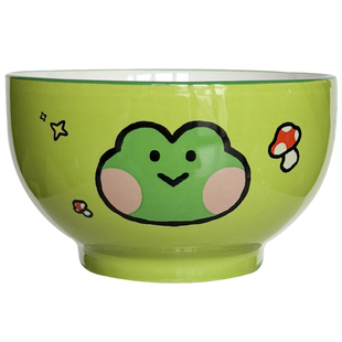 minini联名陶瓷餐具一人食可爱风饭碗家用盘子圆盘卡通碗盘勺套装