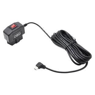 行车记录仪OBD降压线带开关充电360专用typec取电器电源线12V转5V