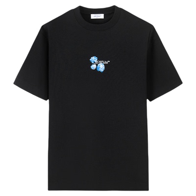 OFF-WHITE™花卉情侣短袖T恤