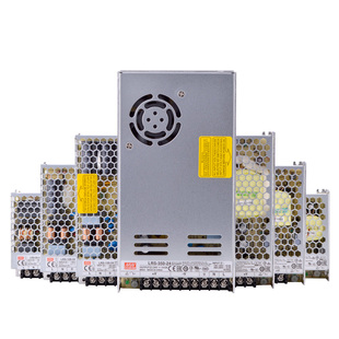 明纬LRS开关电源220转24V12V5V适配器直流100/150/200/350W变压器