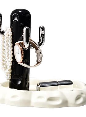 北欧风挂钥匙收纳仙人掌装饰摆件