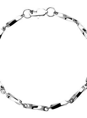 中性钛钢简约莫比乌斯手链