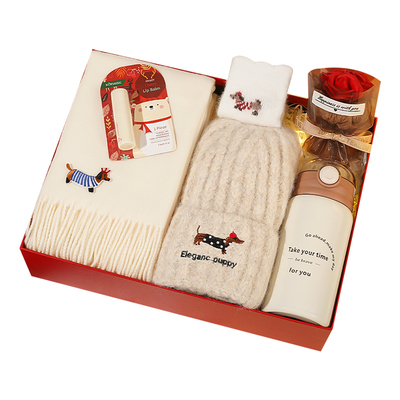 元旦送女友闺蜜高级感围巾礼盒