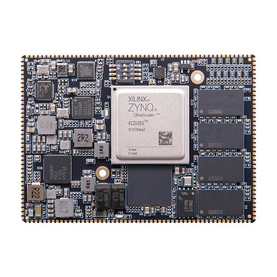 FPGA核心板ZYNQMPSoC邮票孔AI