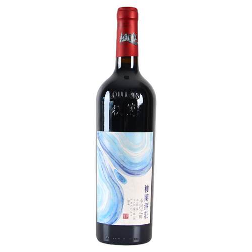 国产新疆楼兰酒庄小河之畔精选赤霞珠干红葡萄酒整箱装750ml*6