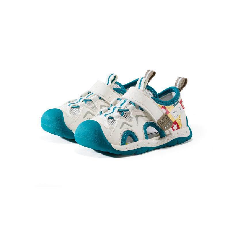 卡特兔儿童学步鞋防滑网眼魔术贴循环透气告别闷热黏腻看得见安全