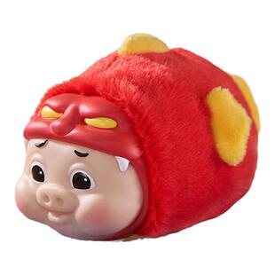 正版猪猪侠搪胶脸毛绒动物系列盲盒ggbond玩偶挂件公仔潮玩礼物