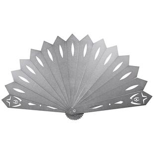 全钢古风国风扇子铁扇Vein同款镂空防身功夫太极纯金属不锈钢折扇