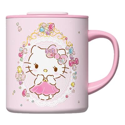 kitty猫马克杯无缝316不锈钢水杯