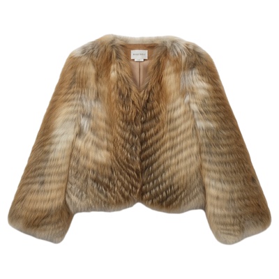 2025爆款新品红狐车条款皮草外套