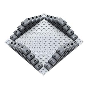 积木人仔防御沙包堡垒障碍物掩体 第三方MOC配件拼装玩具