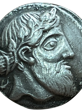 复刻古希腊神话戏剧纯银吊坠硬币