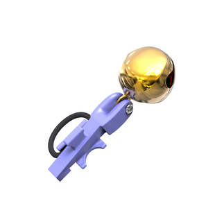 小仙郎新型快挂铃铛海竿铃铛钓鱼报警器特大号铜铃铛海竿抛竿配件