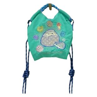 ball chain尼龙刺绣迷你小众环保袋单肩斜挎手提包mini购物袋