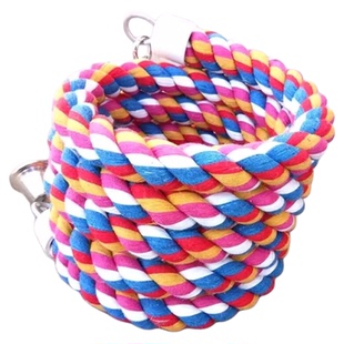 鸟类玩具大中小型鹦鹉攀爬绳索鸟秋千悬挂爬梯啃咬玩具站架用爬梯