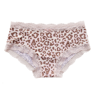 丝滑欧美性感牛奶丝内裤女冰丝蕾丝少女三角裤超薄速干低腰纯棉档