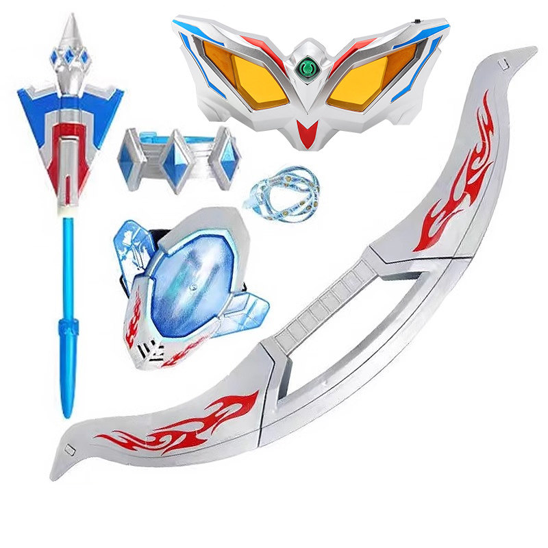 奥特超人所有武器泽塔变身器赛罗眼镜欧布圣剑罗布捷德玩具套装