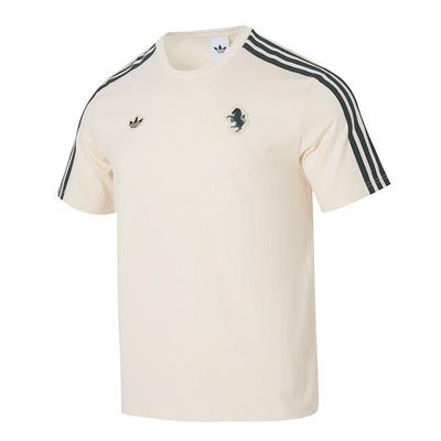 阿迪达斯三叶草男款足球运动短袖