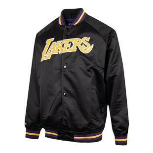 mitchell&ness夹克立领刺绣缎面防风保暖御寒运动棒球外套男MN