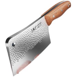 王麻子砍骨刀家用不锈钢斩骨剁骨头专用刀屠夫商用加厚锋利大坎刀