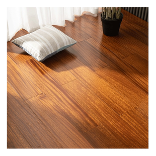 安信圆盘豆金玉全实木地板地热地暖锁扣纯实木野生原木天然环保