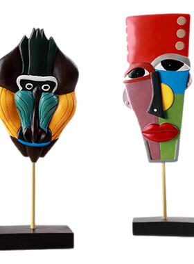 现代简约抽象派人物装饰摆件家居