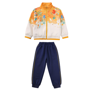 太阳当空照小学生班服夏季套装儿童团体运动校服三件套幼儿园园服