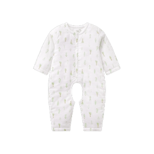 拉比婴儿开裆连体衣2024年男童女童连体衣加棉保暖新生儿连体哈衣