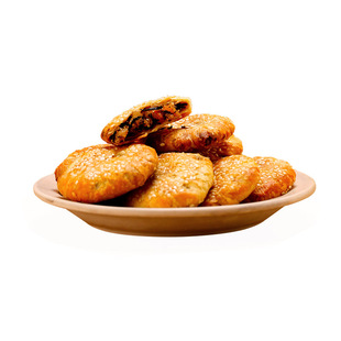 欣风缙云烧饼手工小烧饼酥饼梅干菜饼酥饼零食小烧饼礼盒装280g*2