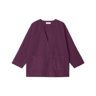 【新品】ZUCZUG 素然26春女士经典气质简约休闲强捻棉布无领外套