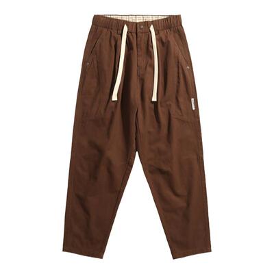 长裤哈伦裤潮拼接休闲裤纯棉