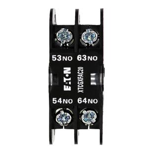 EATON/伊顿穆勒E系列顶装辅助触点模块XTCGXFAC20 2常开 正品原装