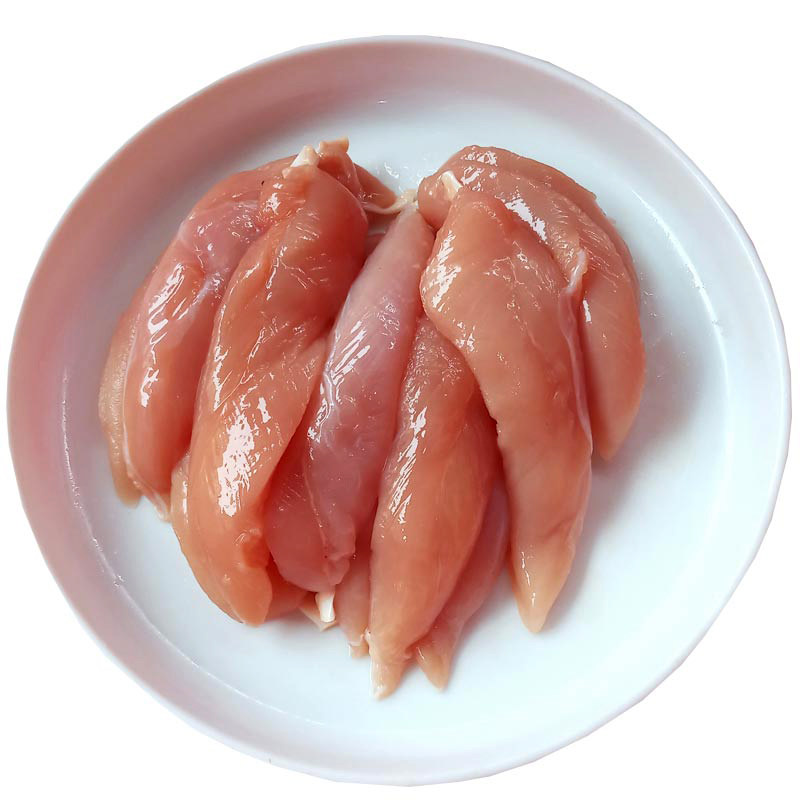 4斤 六和新鲜冷冻生鸡小胸肉 食用农产品 自制烘干鸡肉干鸡胸肉条