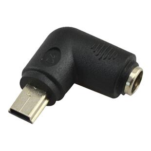 拓振DC5.5*2.1转Mini/MicroUSB插头安卓手机转换头Type-C电源转接