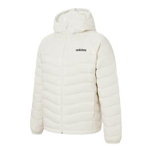 adidas阿迪达斯排骨羽绒服男女新款轻薄鸭绒外套运动上衣JW1681