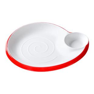 祥源美密胺餐具盘子小吃盘酒店菜盘塑料凉菜盘商用酒吧KTV冷菜碟