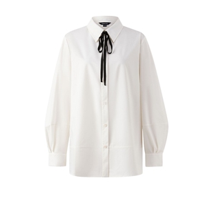 【索罗娜】PRICH时尚廓形衬衫秋季新款淡人穿搭白色衬衣女