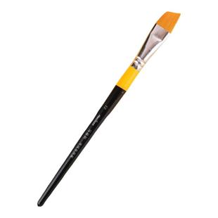 马蒂斯尼龙毛斜峰画笔水粉笔单支油画丙烯颜料水彩笔绘画排笔刷