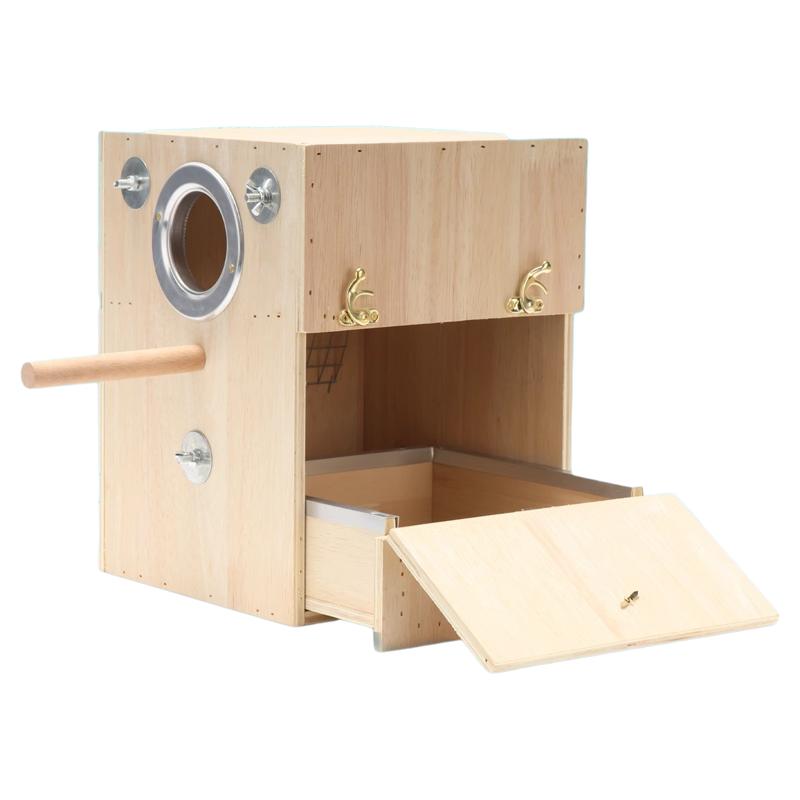 竖式鹦鹉繁殖箱孵化箱抽屉式虎皮牡丹玄凤鹦鹉窝鸟窝鸟巢外挂保暖