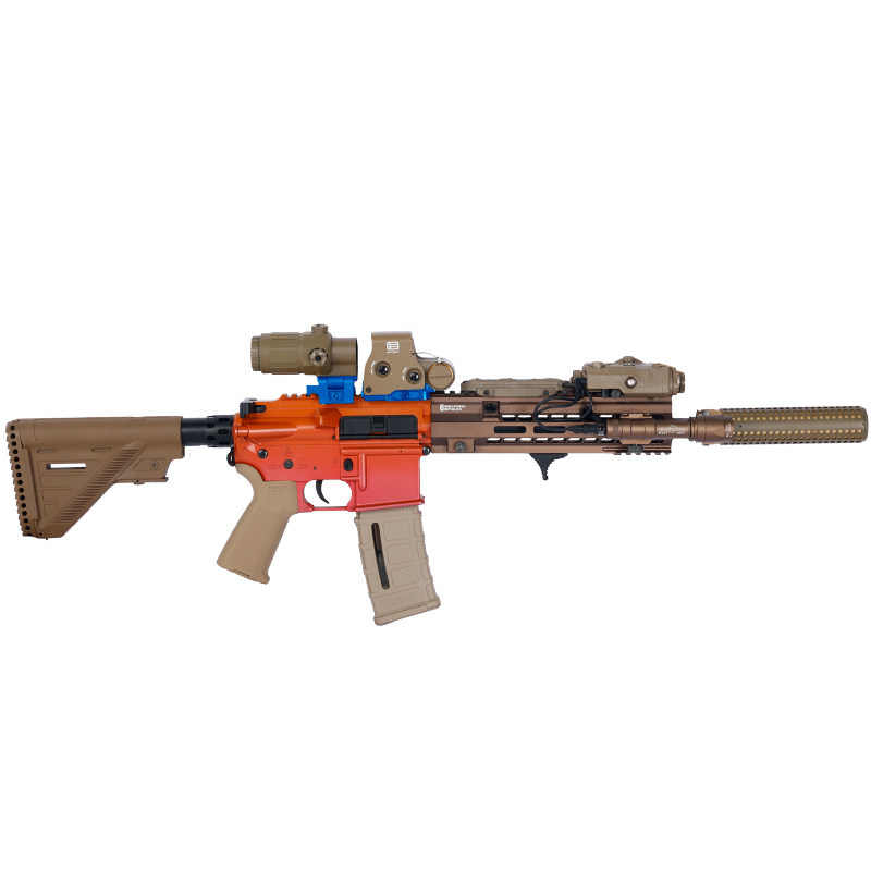 撸蛋堂全金属hk416连发玩具枪