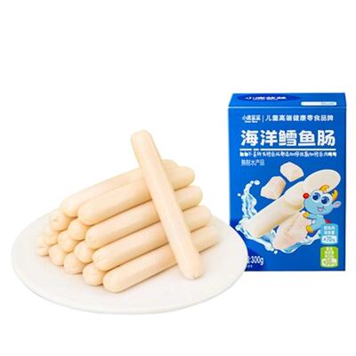 小鹿蓝蓝鳕鱼肠儿童零食