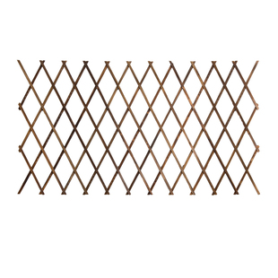 白色碳化防腐木伸缩木篱笆栅栏围栏拉网网格花架加厚实木户外田园