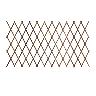 白色碳化防腐木伸缩爬藤攀爬架