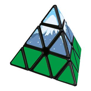 幼儿雪山魔方金字塔儿童幼儿园培训练习益智玩具礼物宝宝小黄帽