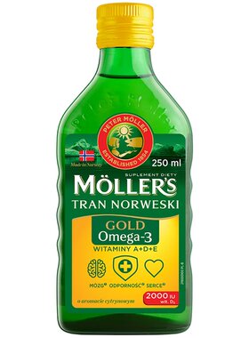 【自营】两瓶挪威mollers沐乐思深海鳕鱼肝油装记青少年成人omega