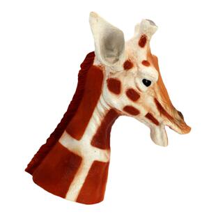 新凯纳正品仿真动物模型长颈鹿手偶鲨鱼儿童玩具软胶老虎犀牛礼物